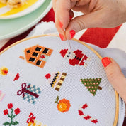 Colourful Beginner Christmas Cross Stitch Kit