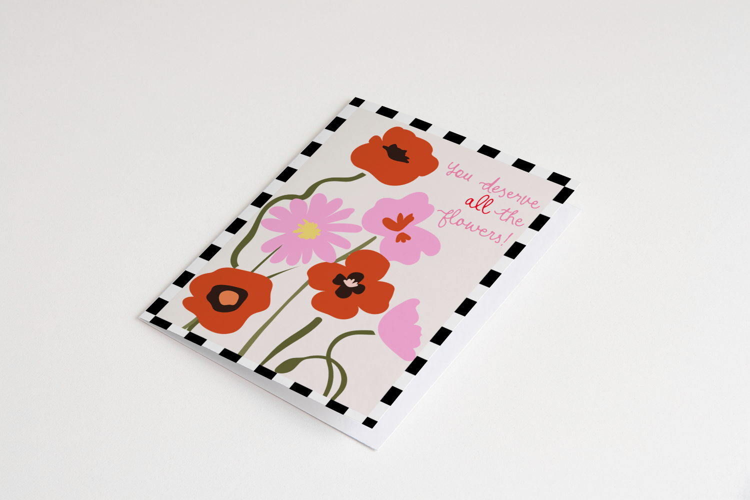All The Flowers  Card