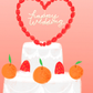 Fruit Cake Wedding Card