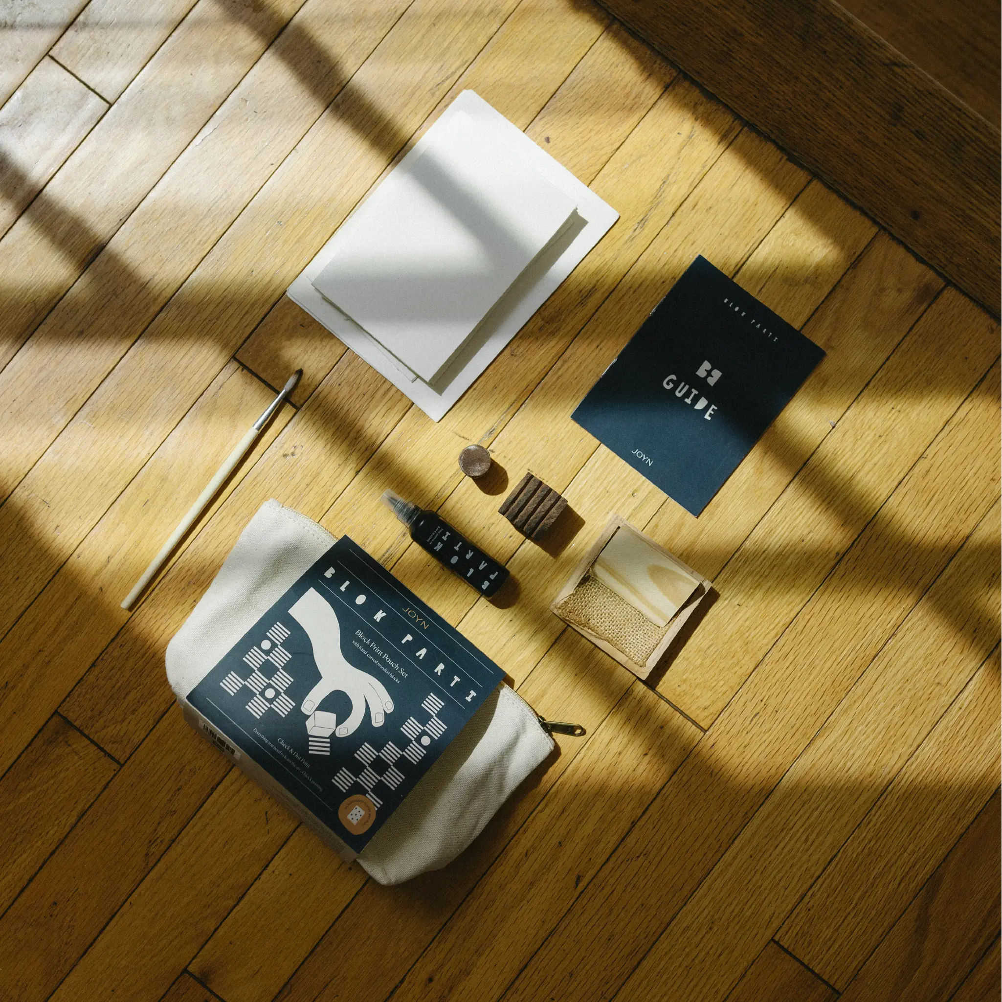 Block Printing Pouch Kit