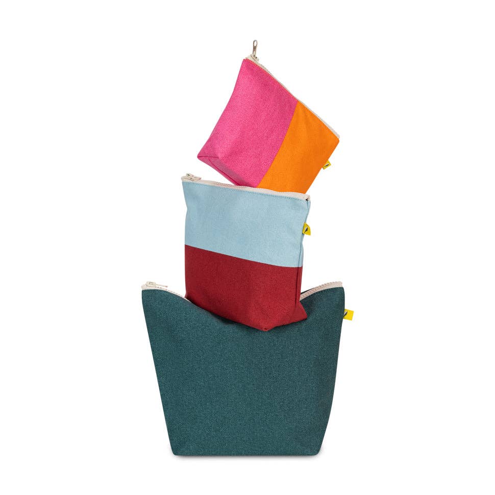 Zip Pouches - Set of 3