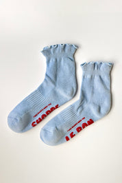 Ruffled Hugger Crew Socks