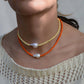 Gemma Pearl Necklace - Assorted Colors