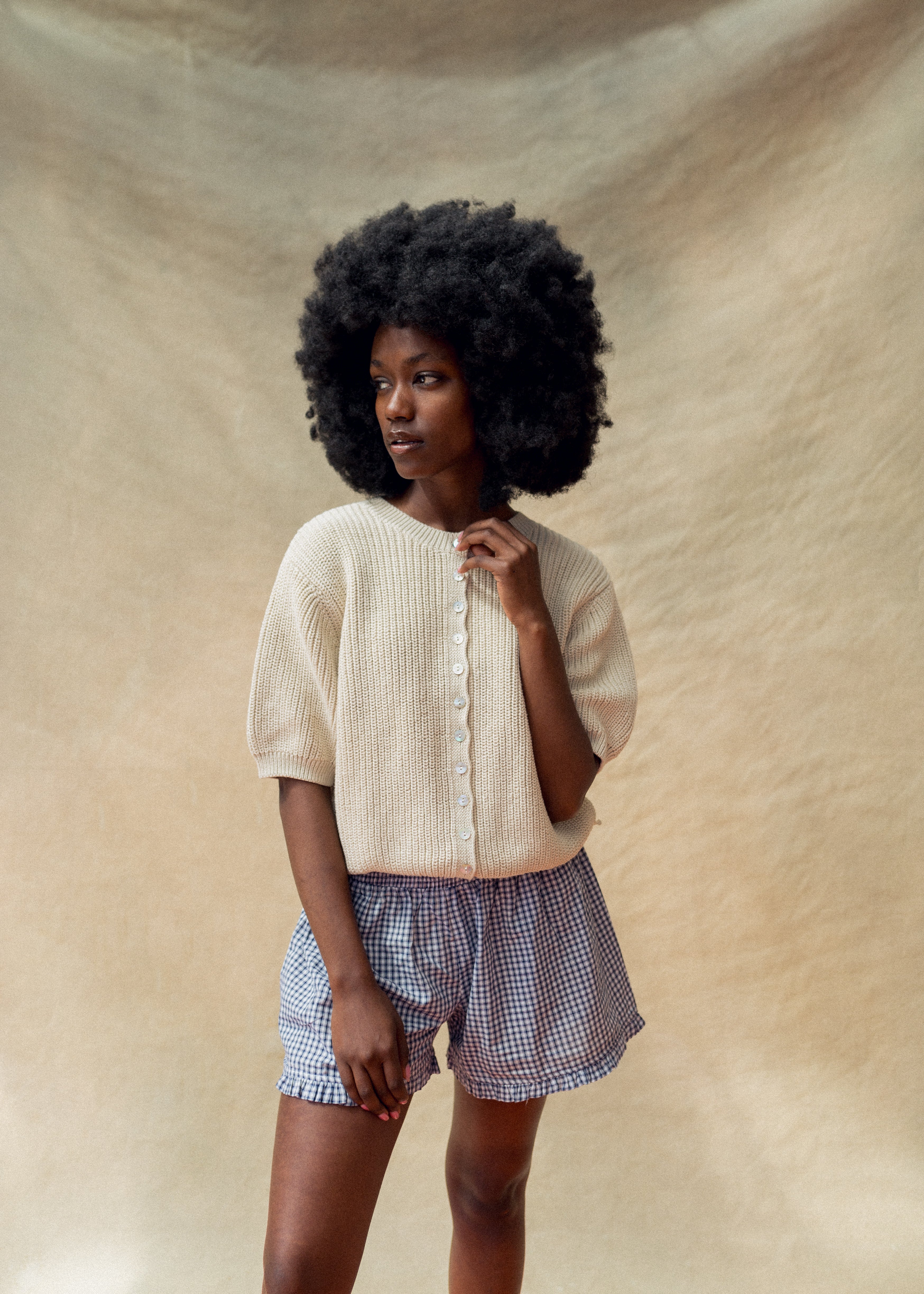 Coastal Cardigan - Sand
