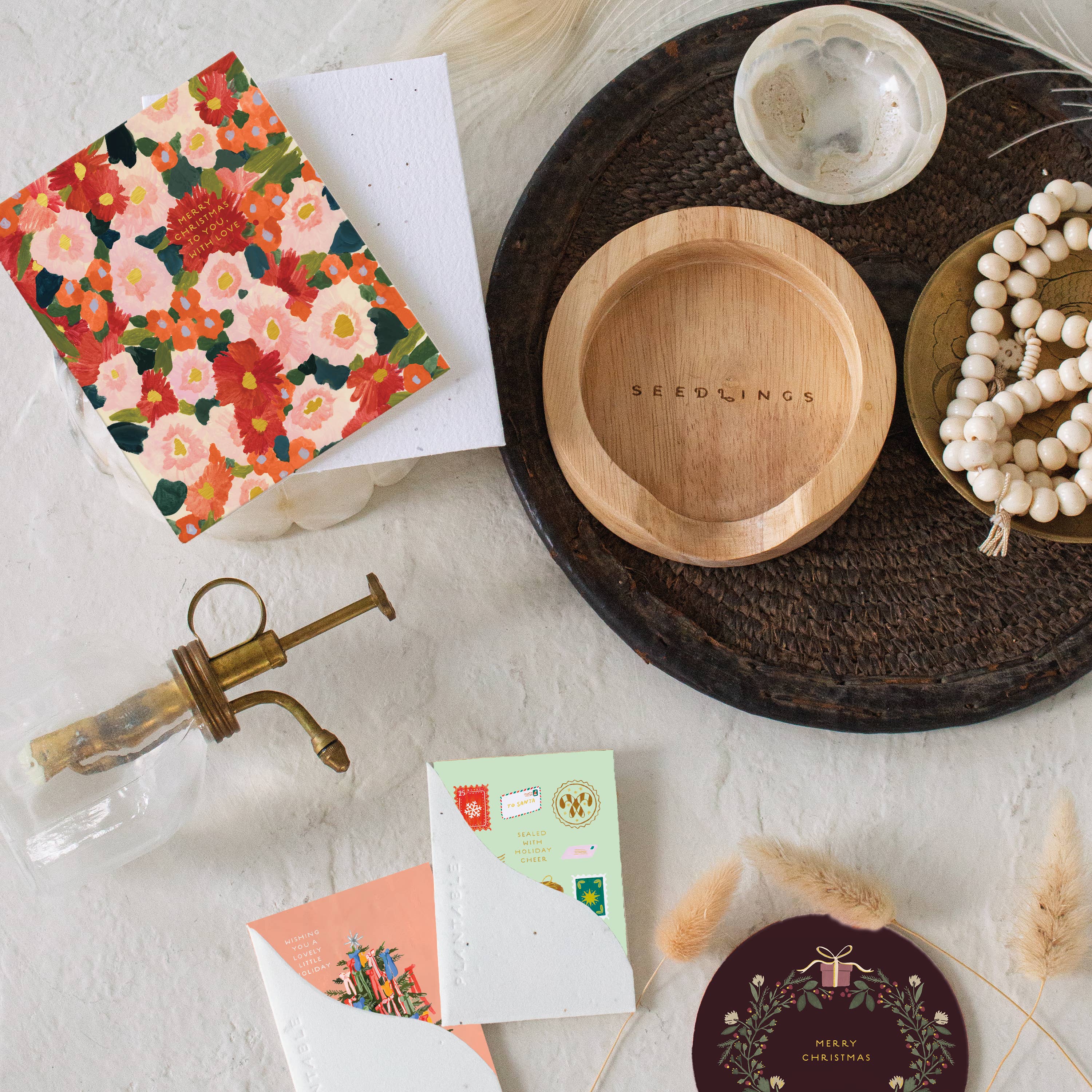 Holiday Floral Card