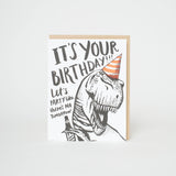 T-Rex Birthday Card