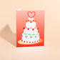 Fruit Cake Wedding Card