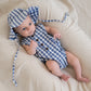 Wren Seersucker Bubble Romper - Marino Gingham