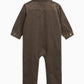Flynn Corduroy Collared Romper - Cypress