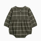 Bristol Flannel Bubble Romper - Cypress Plaid