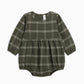 Bristol Flannel Bubble Romper - Cypress Plaid