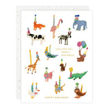 Animal Party Card
