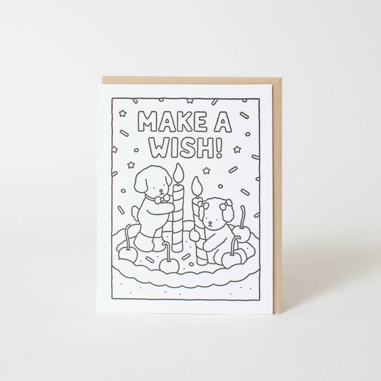 Birthday Wish Puppies Card