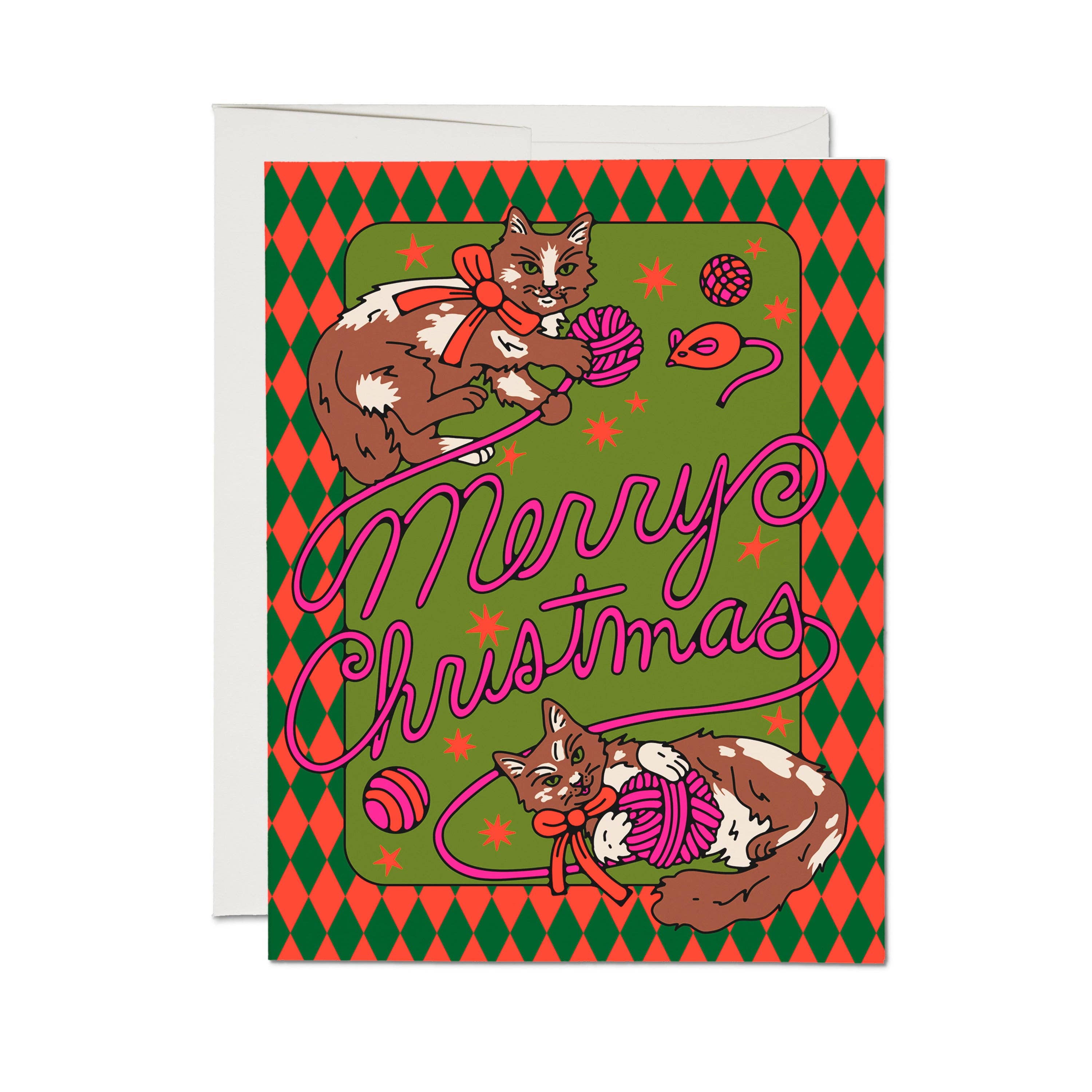 Christmas Kittens Card