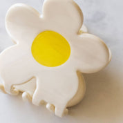 Eco Single Daisy Hair Claw Clip