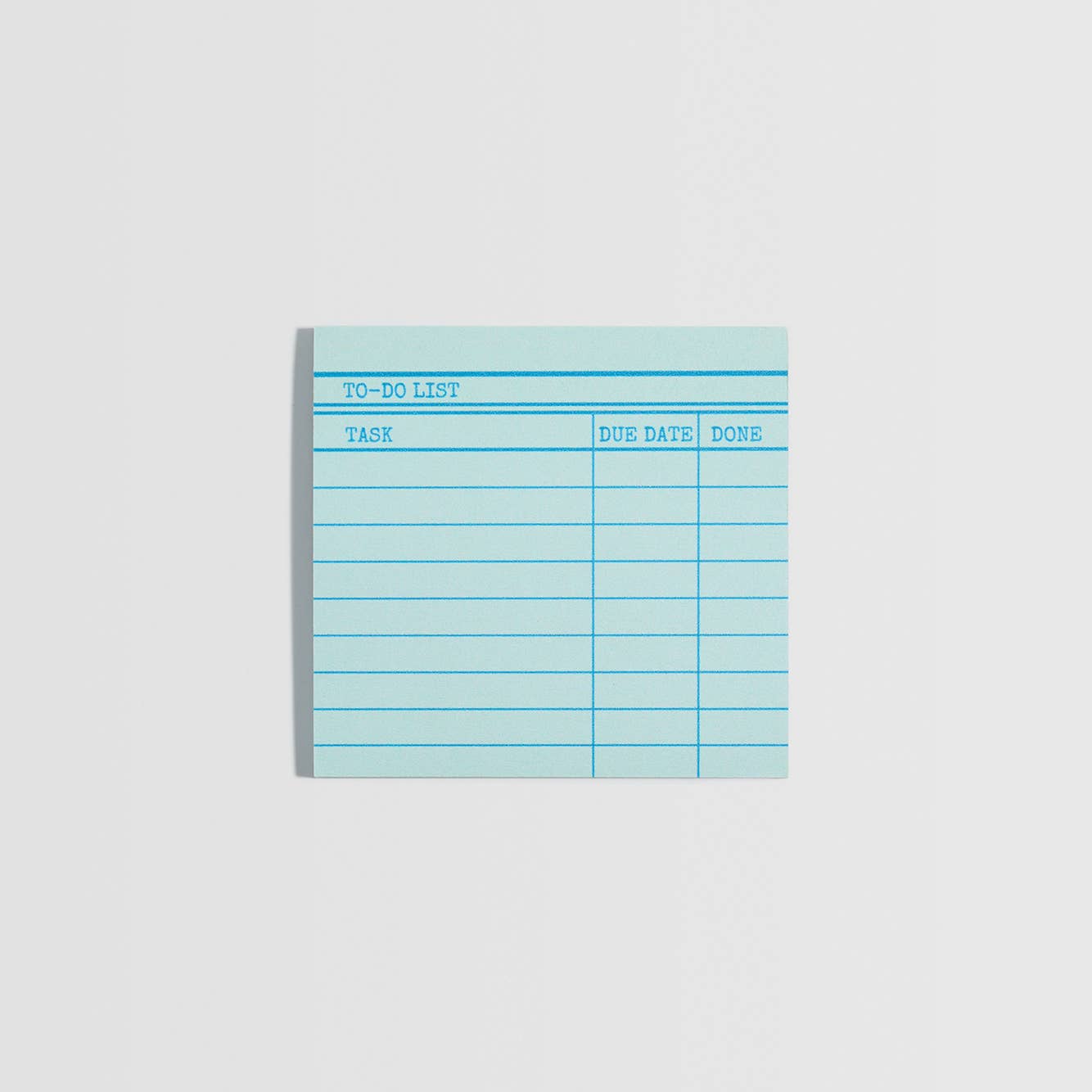 Library Card Post-It ® Sticky Notes - Green