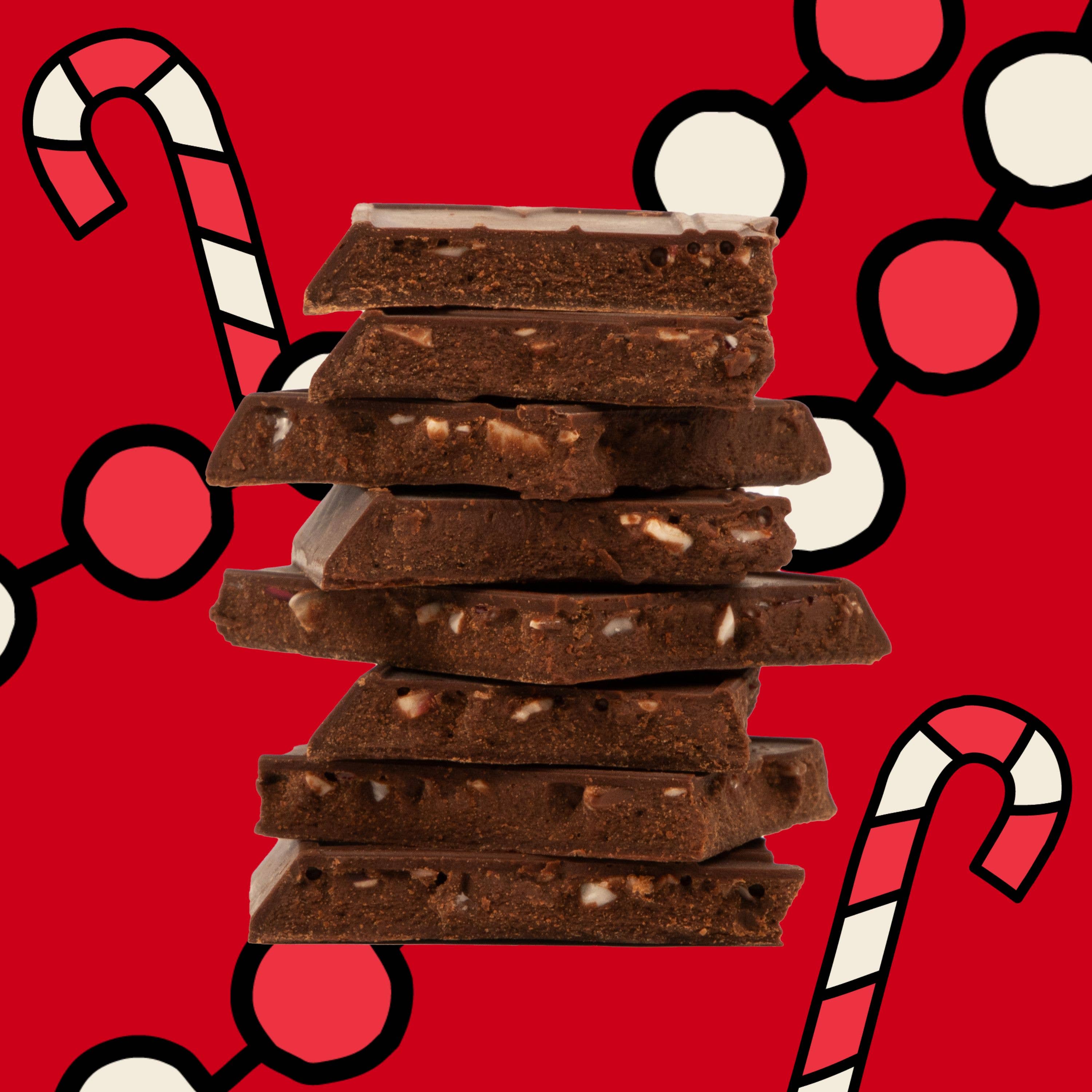 Holiday Candy Cane Truffle Bar