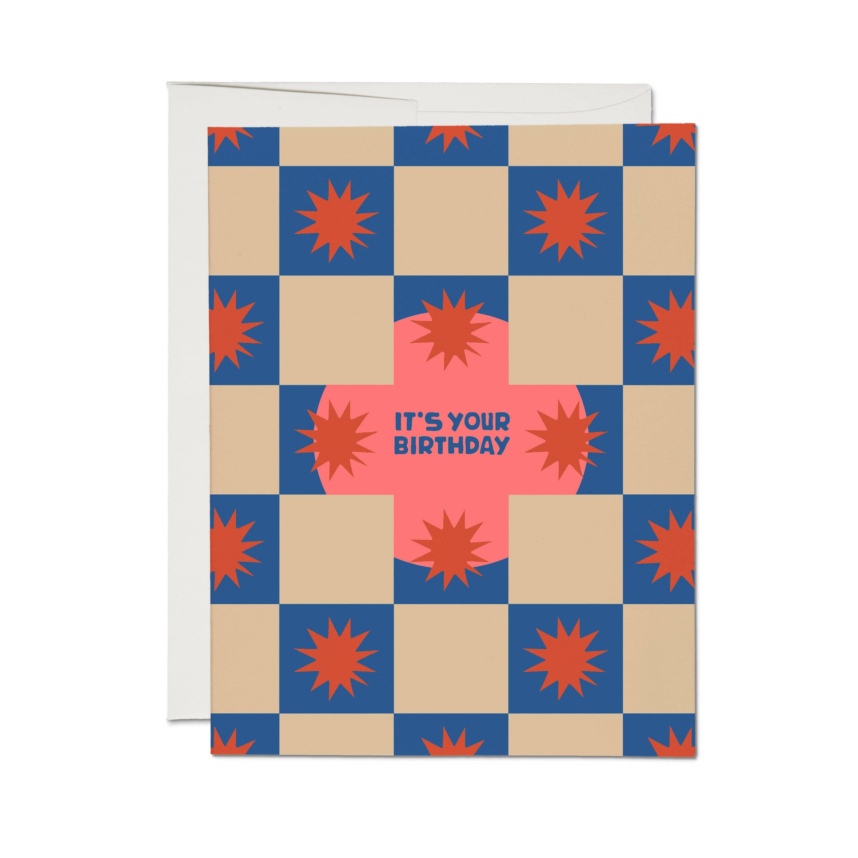 Squares and Bursts Card