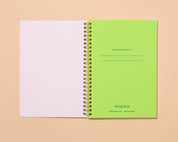 Letterpress A5 Spiral Notebook (Lined)—Autumn Quilt