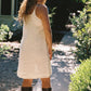 Jardin Linen Dress - Cream