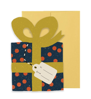 Gift Holiday Die Cut Card