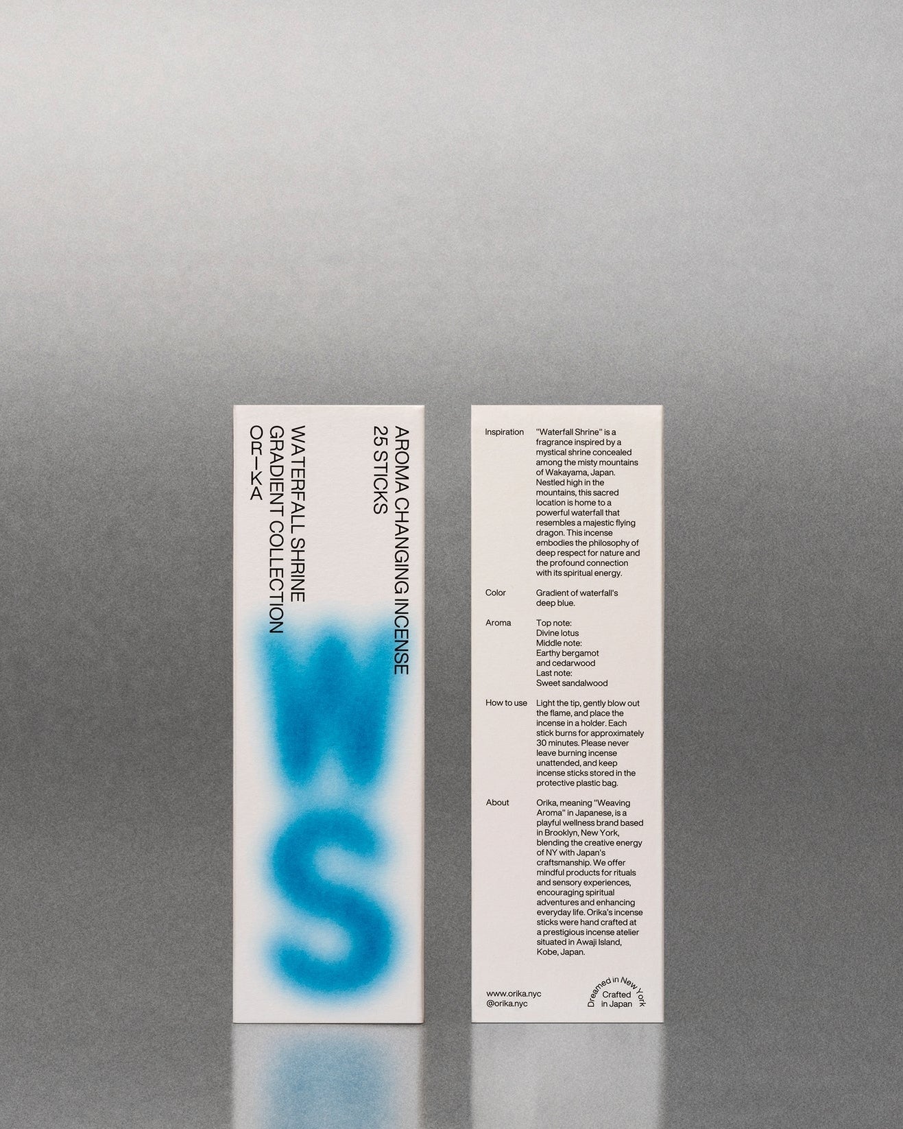 Waterfall Shrine —  Gradient Scent-Changing Incense