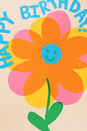 Birthday Flower Card