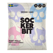 Scary Skulls Halloween Swedish Candy Bag