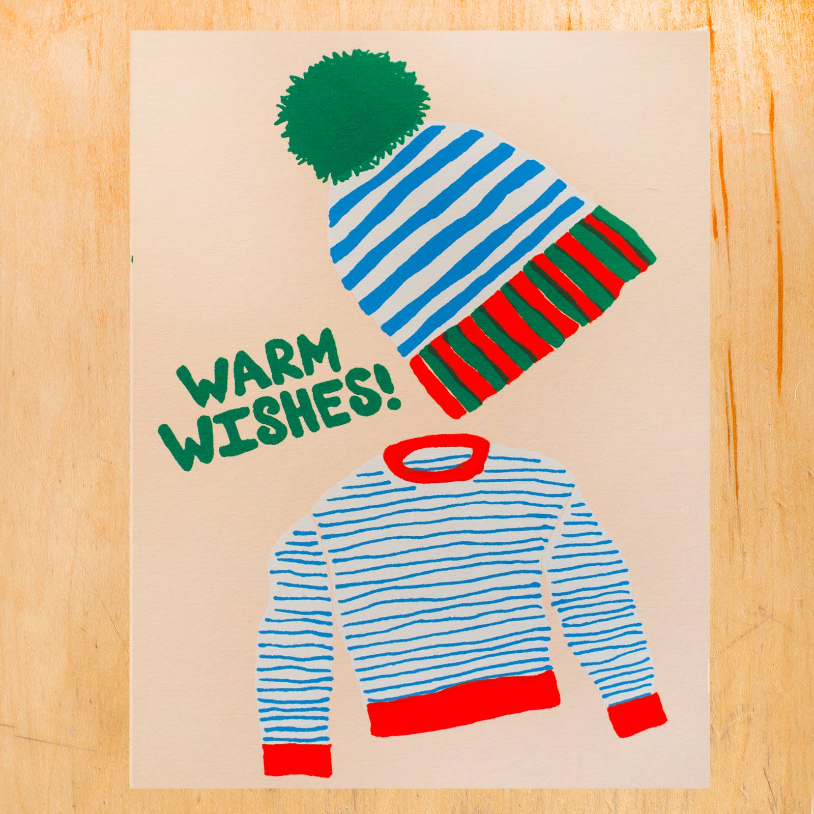 Warm Wishes Hat & Sweater Card
