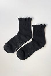 Ruffled Hugger Crew Socks