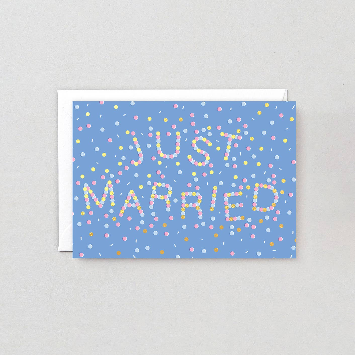 Just Married Confetti Card