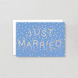 Just Married Confetti Card