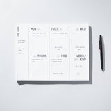 Large Weekly Desk Planner Notepad