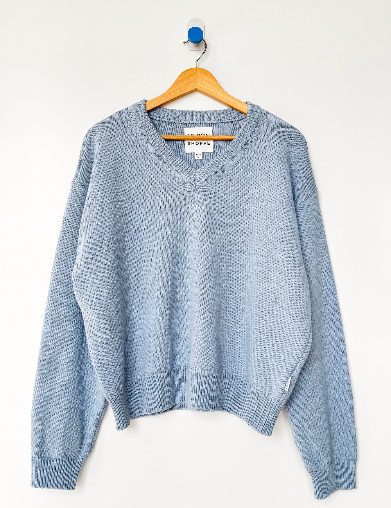 Abby Cotton V-Neck Sweater
