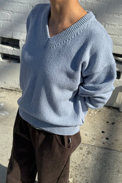 Abby Cotton V-Neck Sweater