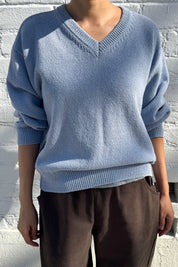 Abby Cotton V-Neck Sweater
