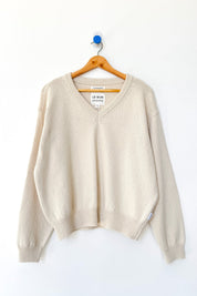 Abby Cotton V-Neck Sweater