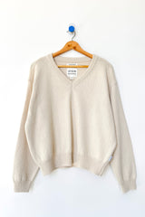 Abby Cotton V-Neck Sweater