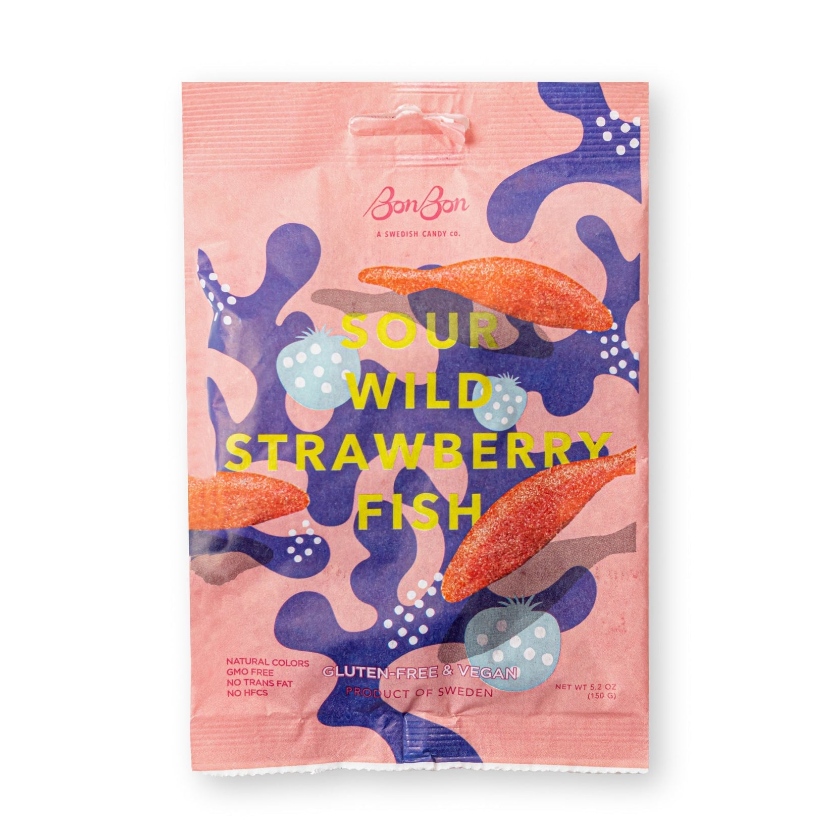 Sour Strawberry Gummy Fish