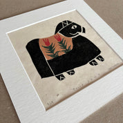Tulip Pony Handmade Print