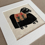 Tulip Pony Handmade Print