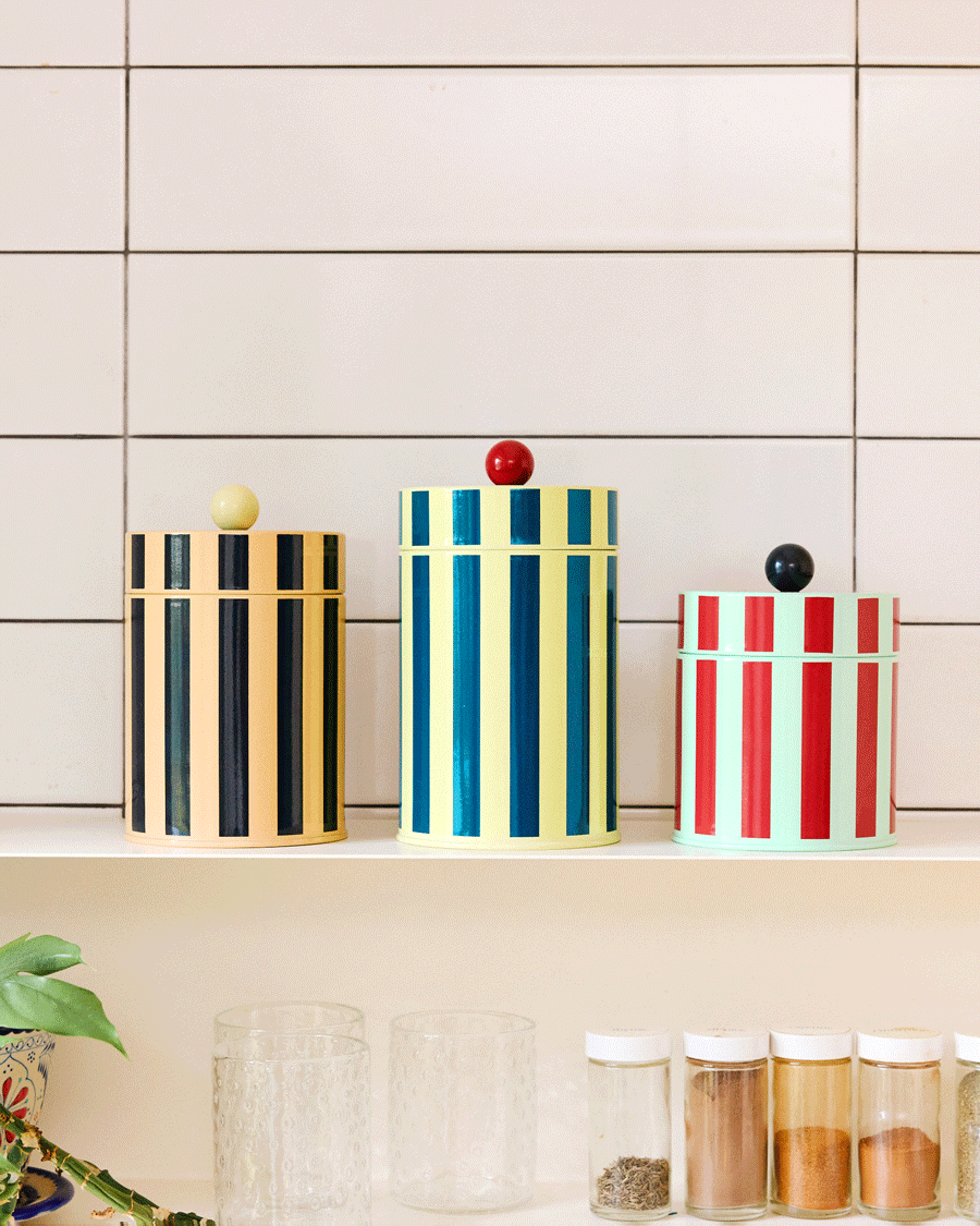 Striped Canisters