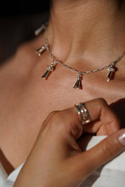 Squash Blossom Charm Necklace