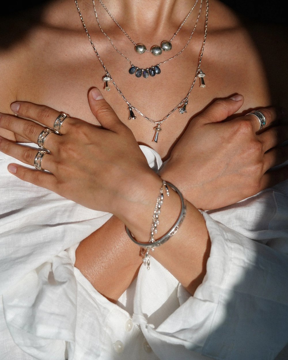 Squash Blossom Charm Necklace