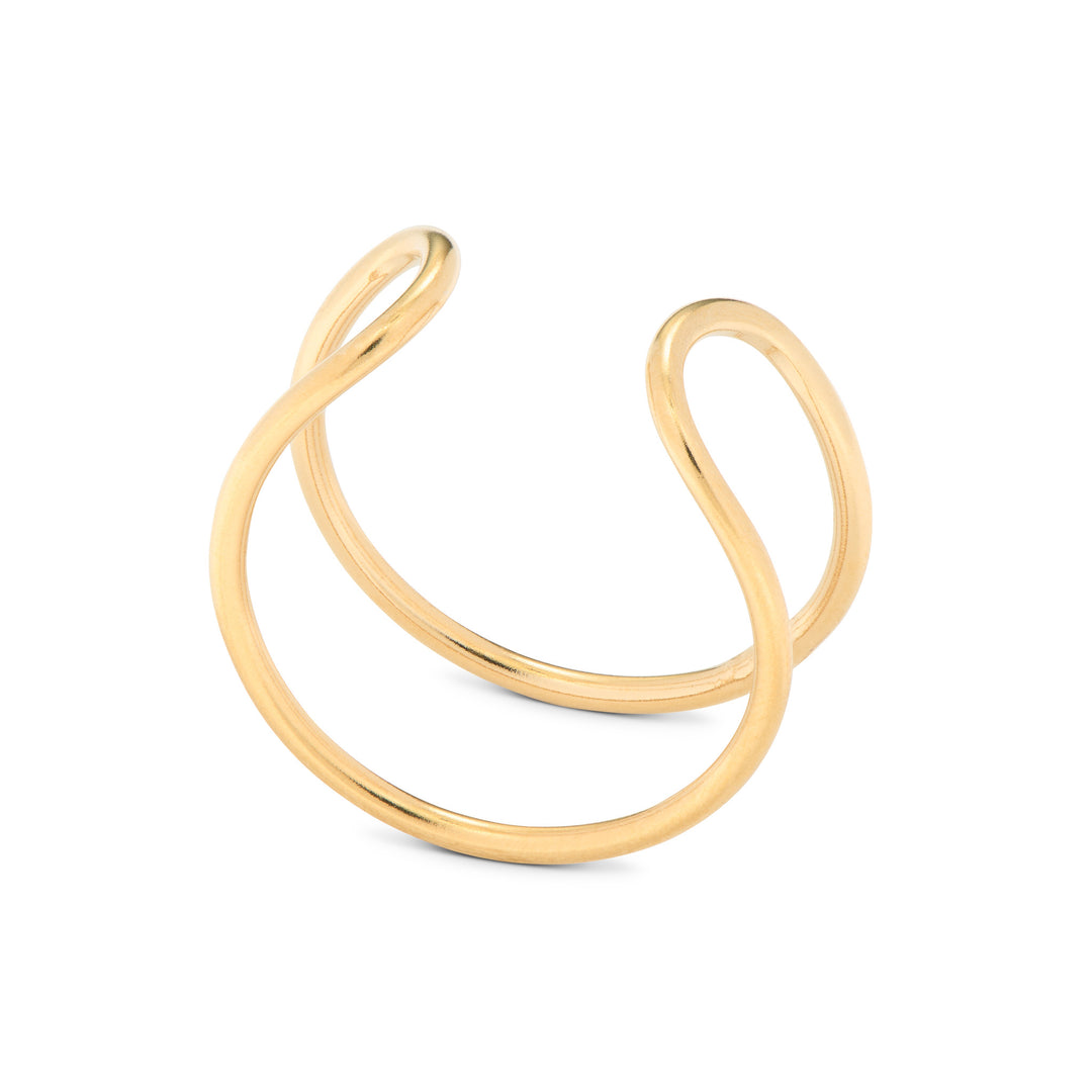 Double Dutch Ring - Gold Vermeil