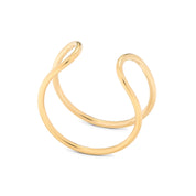 Double Dutch Ring - Gold Vermeil