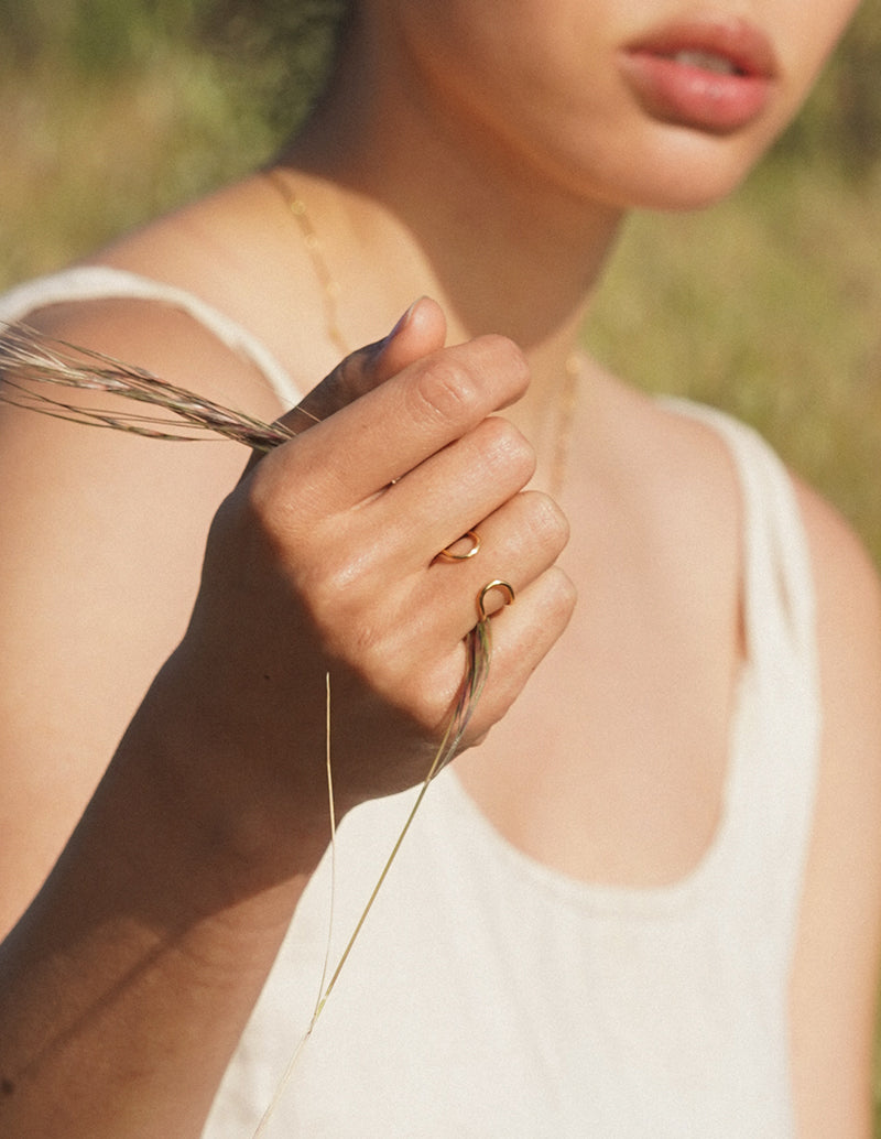 Double Dutch Ring - Gold Vermeil