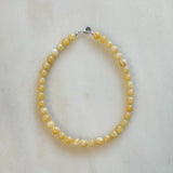 Short Yellow Jade Necklace