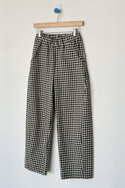 Arc Pants - Black Gingham