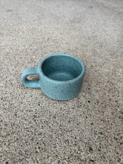 Cappuccino Mug - Blue Stone